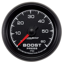 Auto Meter 5905 ES 2-1/16" 0-60 PSI Mechanical Boost Gauge