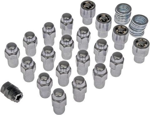 Dorman 711-248 Pack of 16 Wheel Nuts with 4 Lock Nuts and Key