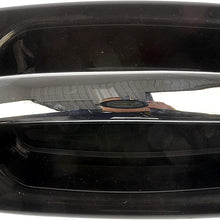 Dorman 80552 Rear Driver Side Exterior Door Handle for Select Cadillac Models, Black and Chrome