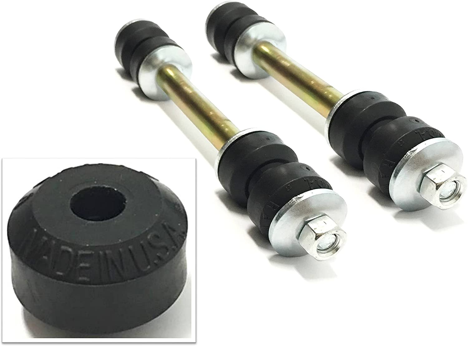 PartsW - MADE IN USA 2 Pc Suspension Kit for Buick Cadillac Chevrolet Chrysler Dodge Ford GMC Lincoln Mercury Oldsmobile Plymouth Pontiac Front Sway Bar End Links