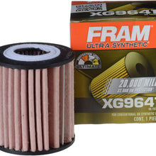 FRAM Ultra Synthetic Automotive Replacement Oil Filter, Designed for Synthetic Oil Changes Lasting up to 20k Miles, XG9641 (Pack of 1)