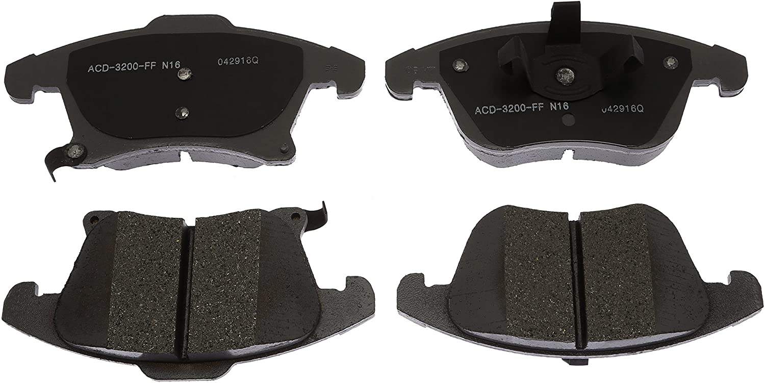 ACDelco 14D1653C Advantage Ceramic Front Disc Brake Pad Set