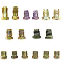 Brake Line Fitting Assortment For 1/4 Inch Tubing, Inverted Flare & Bubble/ISO Flare, Metric & SAE