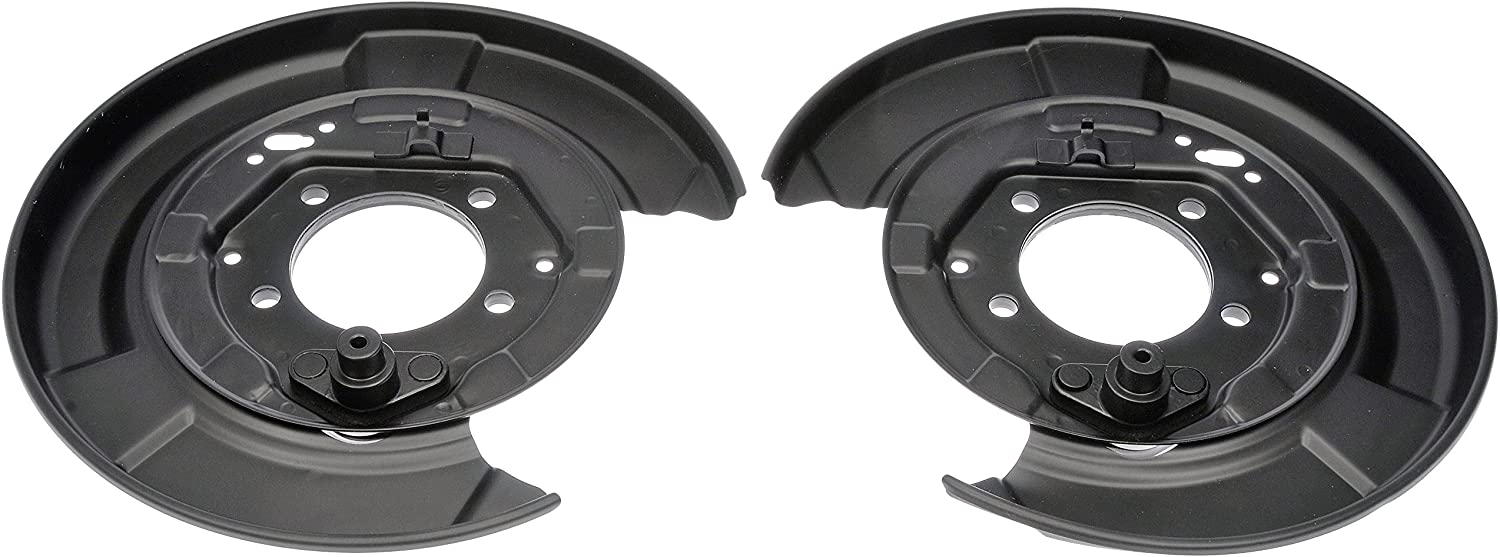 Dorman 924-373 Rear Brake Dust Shield for Select Lexus / Toyota Models, Black