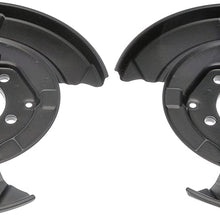 Dorman 924-373 Rear Brake Dust Shield for Select Lexus / Toyota Models, Black