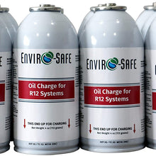 ENVIRO-SAFE Oil Charge for R12 Systems 2020-R12 12 Cans