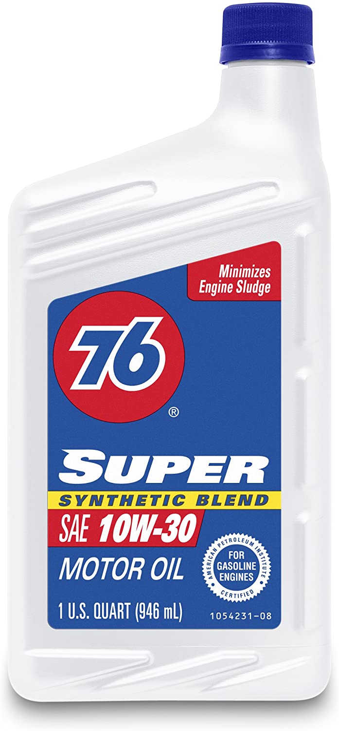 76 Lubricants(1042076-AI) 10W-30 Super Synthetic Blend Motor Oil - 1 Quart