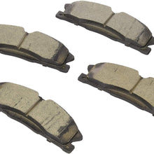 Bosch BC1611 QuietCast Premium Ceramic Disc Brake Pad Set For Select Ford Explorer, Flex, Police Interceptor Sedan, Taurus; Lincoln MKS, MKT; Front