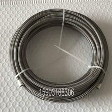WHWEI AN3 3AN Double Stainless Steel Braided PTFE Lined Brake Hose Line Car Motorcycle Hydraulic Brake Fuel Line Hose 10M