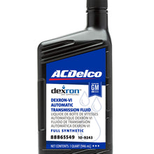 ACDelco GM Original Equipment 10-9243 Dexron VI Full Synthetic Automatic Transmission Fluid - 1 qt