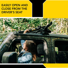 Bestop 5245217 Black Twill Sunrider for Hardtop 2018-Current Jeep Wrangler JK & 2020 Jeep Gladiator