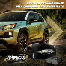 American Black ABD1210C Professional Ceramic Front Disc Brake Pad Set Compatible With Toyota Corolla / RAV4 & Others - OE Premium Quality - Perfect fit, Quiet and DUST FREE