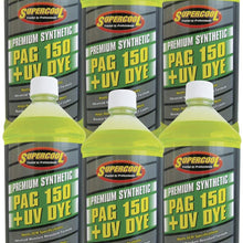 TSI Supercool P150-32D-6CP 150 PAG Viscosity Oil Plus U/V Dye, 32 oz, 6 Pack