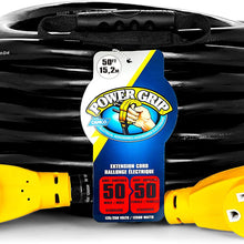 Camco 50' PowerGrip Heavy-Duty Outdoor 50-Amp Extension Cord | Allows for Additional Length to Reach Distant Power Outlets | Built to Last (55199)