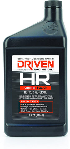 Joe Gibbs 1606 Lunati Drv0 15W-50 Driven Hr-3 High Zinc Hot Rod Oil for Roller Camshaft, 32. Fluid_Ounces