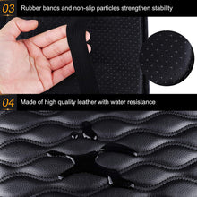 EEEKit Universal Center Console Leather Pad, Waterproof Car Armrest Seat Box Cover Protector for Most Vehicle, SUV, Truck, Car, (Black)