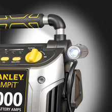 STANLEY J5C09 JUMPiT Portable Power Station Jump Starter: 1000 Peak/500 Instant Amps, 120 PSI Air Compressor, USB Port, Battery Clamps