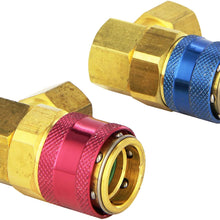 Robinair 18341 High/Low Side Automatic Coupler Set for Automotive R-134a A/C Systems