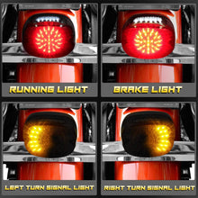 NTHREEAUTO Smoked LED Tail Light Brake Turn Signal Light Low Profile Taillights Compatible with Harley Road King, Sportster 883 1200, FXDL, FLST, Electra Road Glide, Dyna