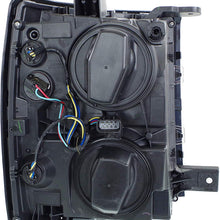 Headlight Assembly Compatible with 2015 Chevrolet Silverado Halogen LS Model CAPA Driver Side