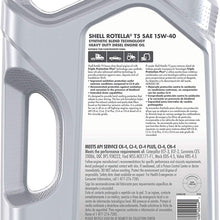 Shell Rotella T5 Synthetic Blend 15W-40 Diesel Engine Oil (1 Gallon, Single Pack)