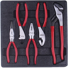 RUWOO Z09005 5-Piece Pliers Set with Linesman Pliers,Long Nose Pliers,Slip Joint with Flush Rivet Pliers,Bent Nose Cutter Pliers