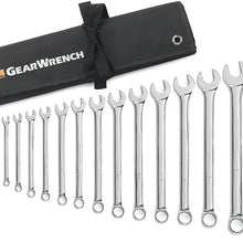 GEARWRENCH 18 Pc. 12 Point Long Pattern Combination SAE Wrench Set - 81917