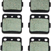 Foreverun Motor Front and Rear Brake Pads Compatible with Honda TRX300EX TRX400EX TRX 300 400 EX Fourtrax Sportrax 1999-2008
