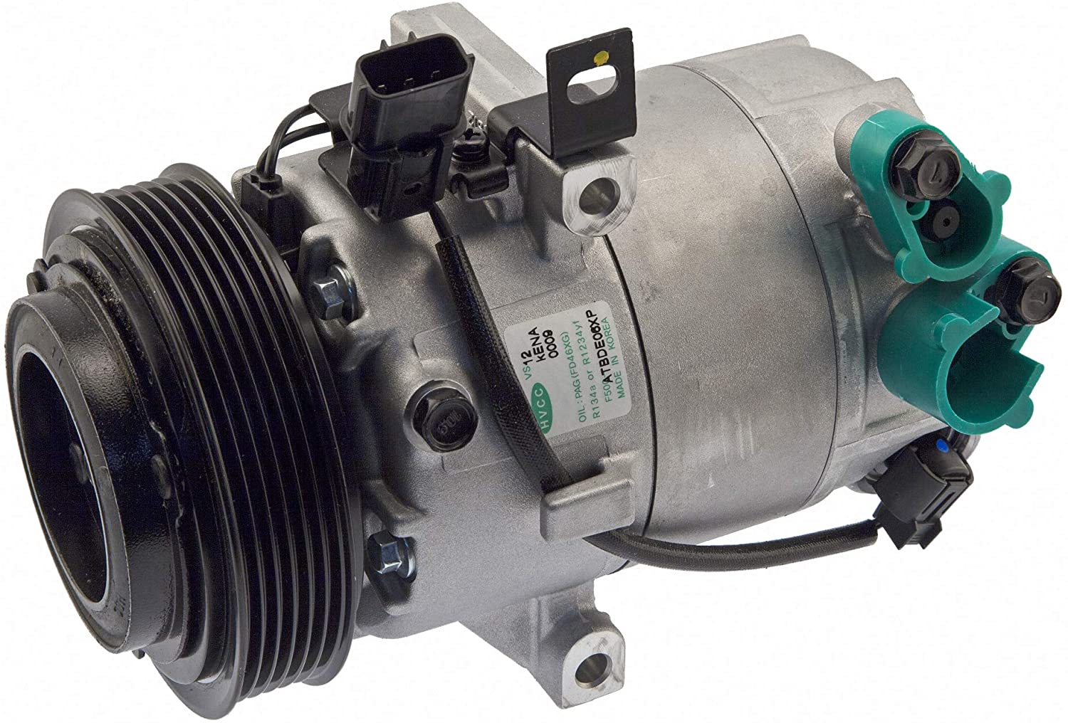 Auto 7 - A/C Compressor-New | Fits 2013-12 Hyundai ELANTRA