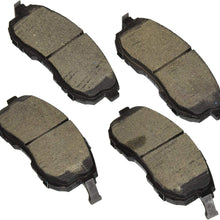 Bosch BE815AH Blue Disc Brake Pad Set with Hardware for Select Infiniti I35; Nissan Altima, Cube, Maxima, Sentra, Versa; Suzuki SX4 - FRONT