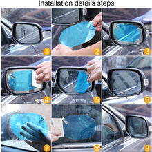 4 PCS Rainproof Car Rear View Mirror Film, Foseal Side Mirror Film Drive Safely HD Clear Nano Coating waterproof Films Anti-scratch Protector for SUV Car Mirrors Side Windows, Oval (5.31"x3.74")