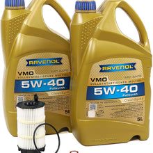 Blau J1A5079-B Motor Oil Change Kit - Compatible with 2007-09 Audi S8 w/ 10 Cylinder 5.2L Engine - 5w40