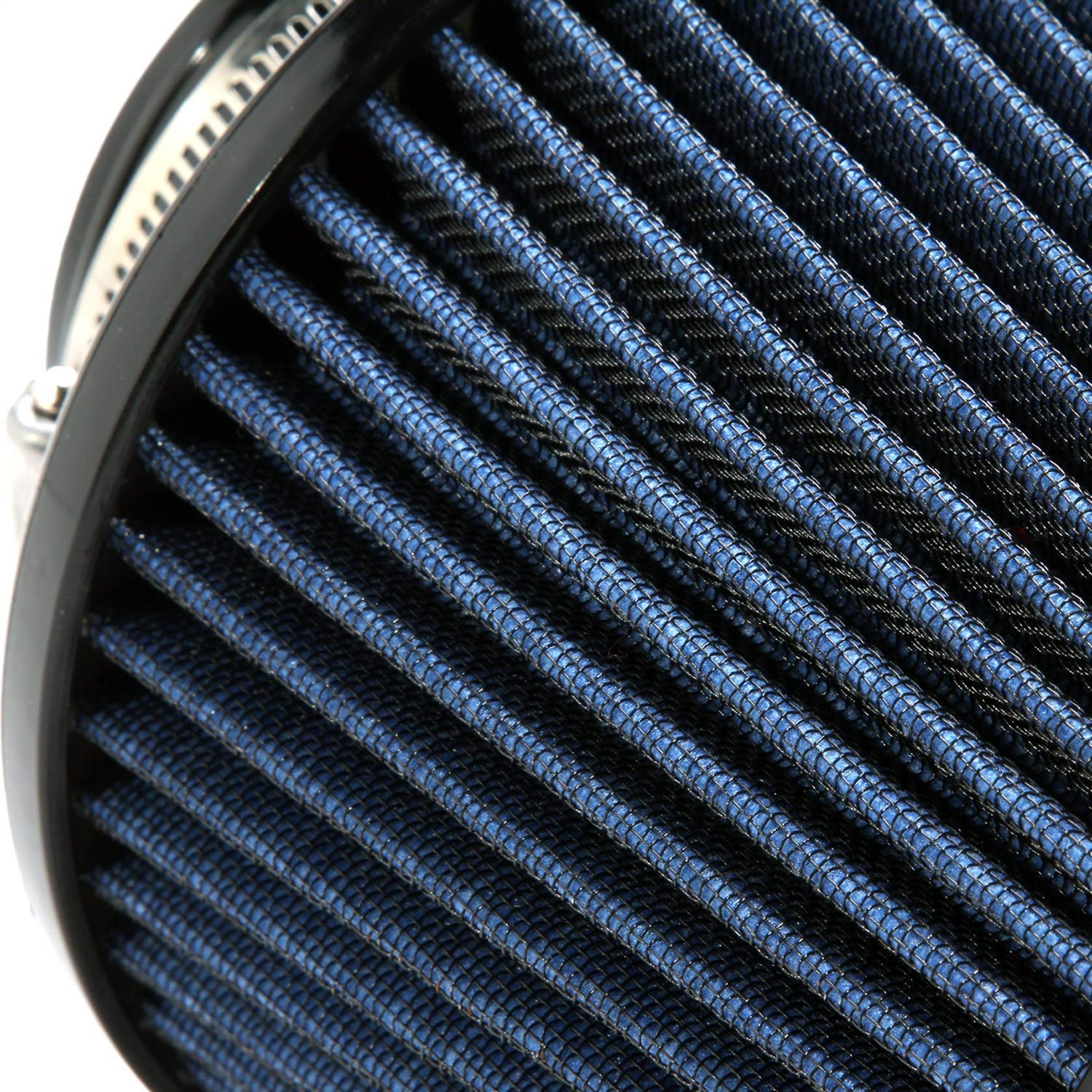 BBK 1742 BBK Cold Air Intake Replacement High Flow Washable Air Filter - Blue