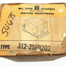 Webster Electric 240V Ignition Transformer 312-25FO202 NOS