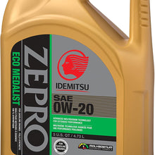 ZEPRO 30010095-95300C020 Eco Medalist Advanced Moly 0W-20 Engine Oil (5 Quart), 160. Fluid_Ounces