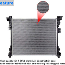 labwork Radiator Replacement for 2008-2016 Dodge Grand Caravan Chrysler Town & Country 13062 4677751AA 4677755AA