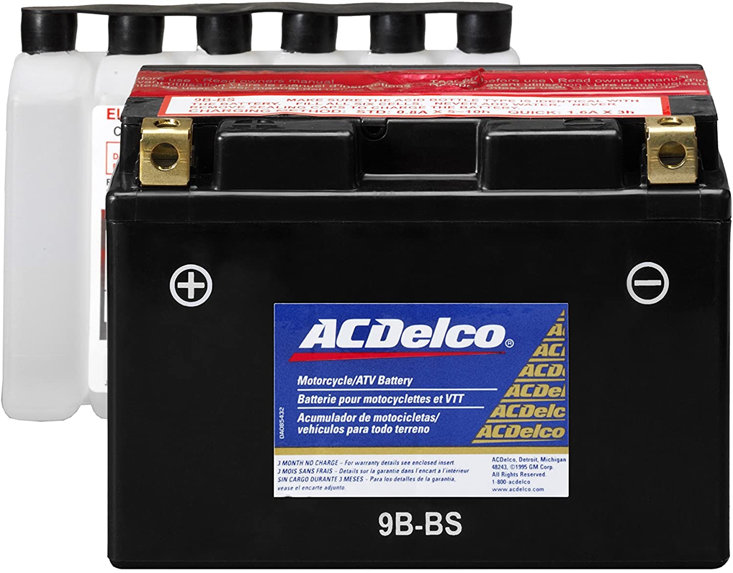 ACDelco ATX9BBS Specialty AGM Powersports JIS 9B-BS Battery