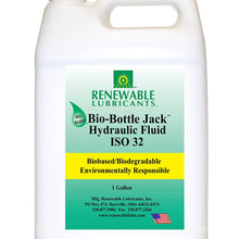 Renewable Lubricants Bio-Bottle Jack ISO 32 Hydraulic Lubricant, 1 Gallon Jug