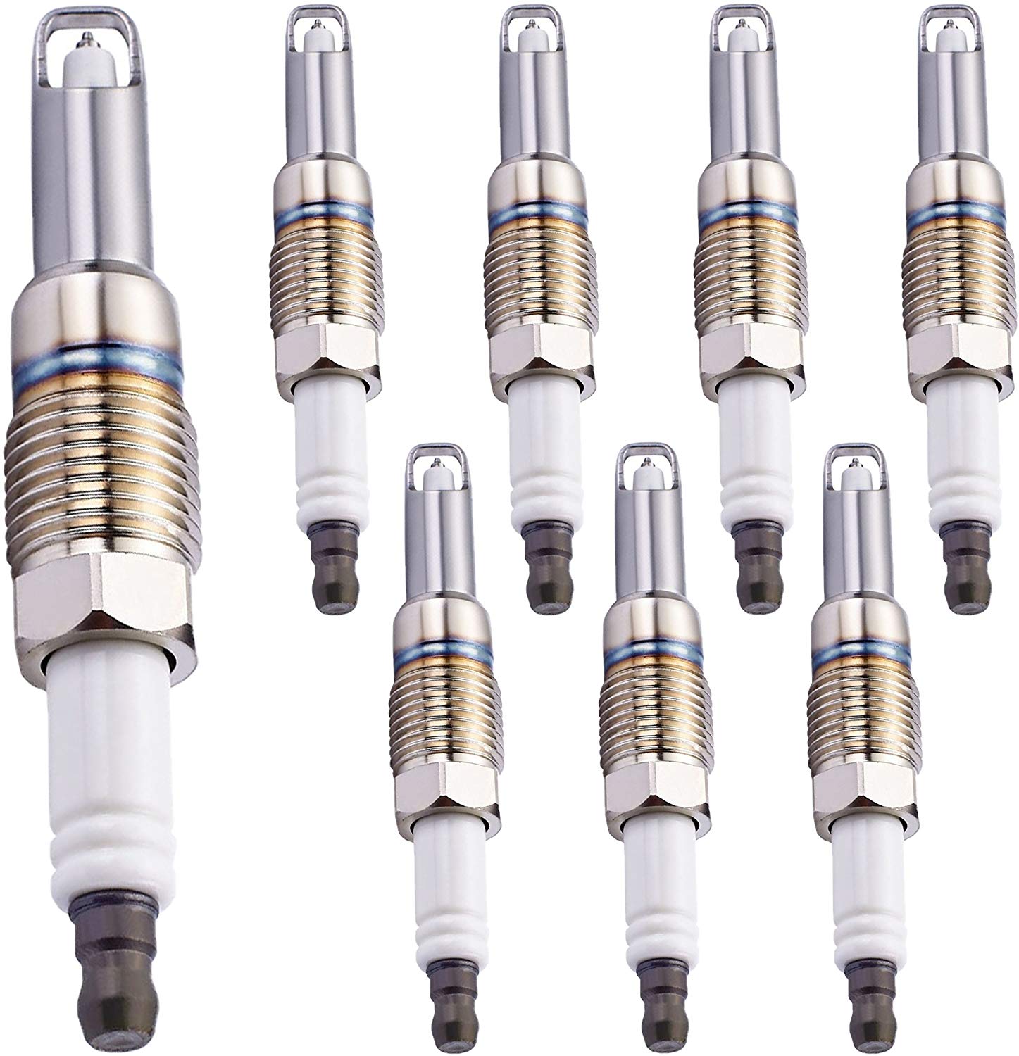 ENA Set of 8 Spark Plugs for Various 2004-2008 Ford Superduty F-150 Lincoln Vehicles 5.4L