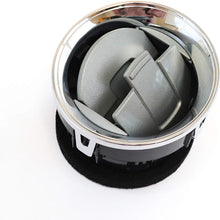 Red Hound Auto Front Interior Dashboard Louvre Chrome AC Heater Air Vent Compatible with Ford F-150 F150 2009-2014