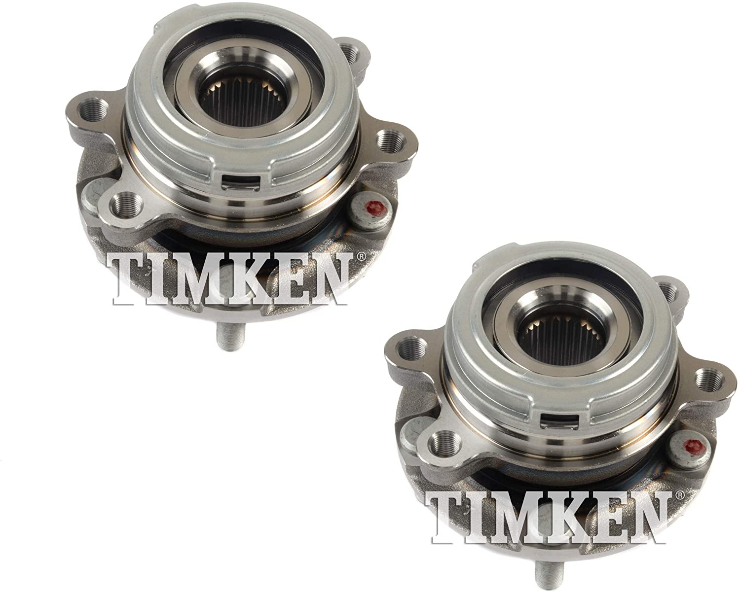 Pair Set 2 Front Timken Wheel Bearing Hub Assies Kit for Nissan Quest Murano FWD