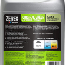 Zerex ZXRU1 Original Green 50/50 Prediluted Ready-to-Use Antifreeze/Coolant 1 GA