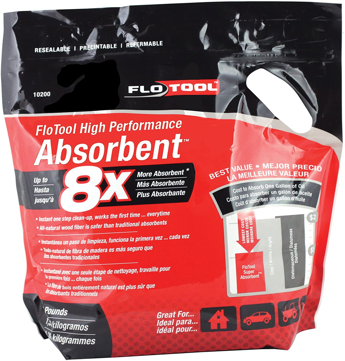 Hopkins 10200 FloTool Super-Absorbent, 3lb. Capacity