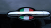 Fiat 500 Italian Flag Car Auto Door Handle Trim Molding Scratch Protector 2 Door Pack