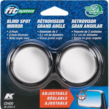 Fit System C0400 Driver/Passenger Side Stick-On Adjustable Blind Spot Mirrors – Pack of 2