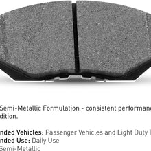 Front or Rear R1 Concepts Semi-Met Brake Pad With Rubber Steel Rubber Shims