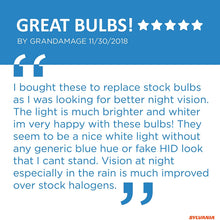 SYLVANIA - H13 SilverStar - High Performance Halogen Headlight Bulb, High Beam, Low Beam and Fog Replacement Bulb, Brighter Downroad with Whiter Light (Contains 2 Bulbs)