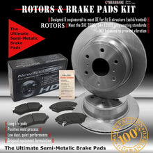 DK1604-7 Rear Rotors and Ultimate HD Semi-Metallic Brake Pads
