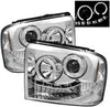 Spyder Auto 5010551 Halo Led Projector Headlights; Bulbs Included; Pair; Chrome;