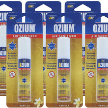 Ozium Glycol-Ized Professional Air Sanitizer / Freshener Vanilla Scent, 0.8 oz. 6 PACK (OZ-23)